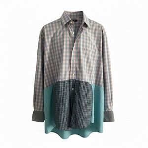 Upcycled Womens Button Down Shirt